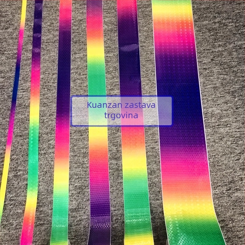 Dekorativne naljepnice za tijelo električnog motocikla sa šarenim reflektirajućim trakama — Brand: Unique, Materijal: Other