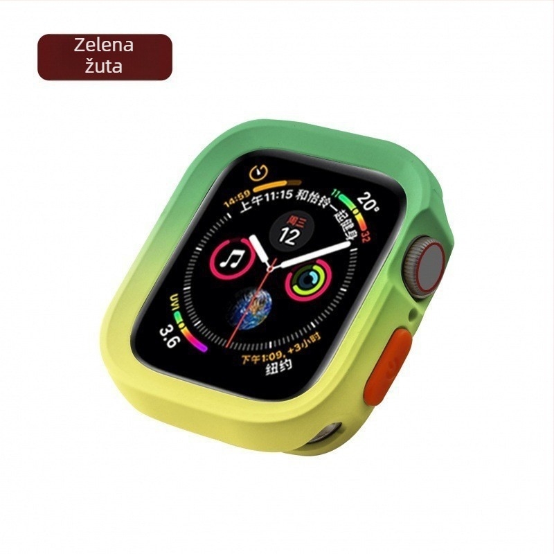Gradientno silikonsko zaštitno kućište za Apple Watch – mekana, mat završna obrada