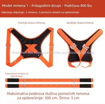 Remeni za prijevoz teških namještaja – čelična kopča + najlon traka (Materijal: čelična kopča + najlon traka; Pokrenuto: 2022; Kategorija: Drugi organizacijski i prašini otporn uređaji; Skladištenje: putovanja, kuhinja, pisaći stol, spavaća soba, dnevni bo