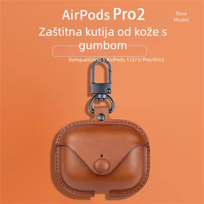Zaštitna futrola od umjetne kože za AirPods Pro (3., 4. generacija i Pro 2. generacija): mekano kućište, cartoon stil, tkanina izrada