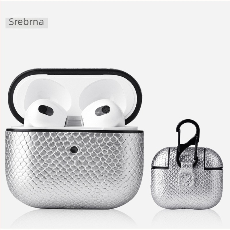 Zaštitno kućište AirPods 3, PU koža, tvrdi kućište
