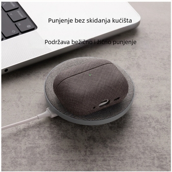Lopie zaštitna futrola za Apple AirPods Pro — PU, sveobuhvatna zaštita, ručno izrađena, teksturno uzorak, podržava prilagodbu