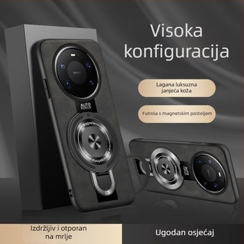 Kućište za Huawei Mate 80 / Mate 80 Pro Max s magnetskim držačem – ultratanko, mat silikon.