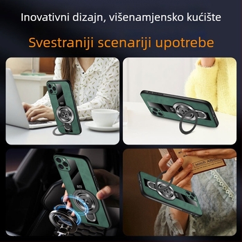 Kućište za Huawei Mate 80 / Mate 80 Pro Max s magnetskim držačem – ultratanko, mat silikon.