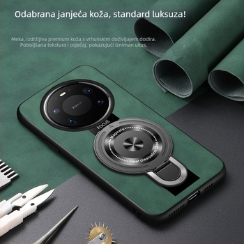 Kućište za Huawei Mate 80 / Mate 80 Pro Max s magnetskim držačem – ultratanko, mat silikon.