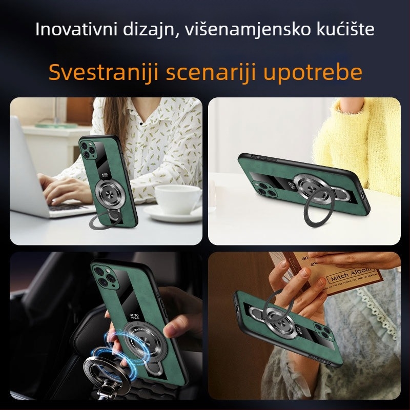 Kućište za Huawei Mate 80 / Mate 80 Pro Max s magnetskim držačem – ultratanko, mat silikon.