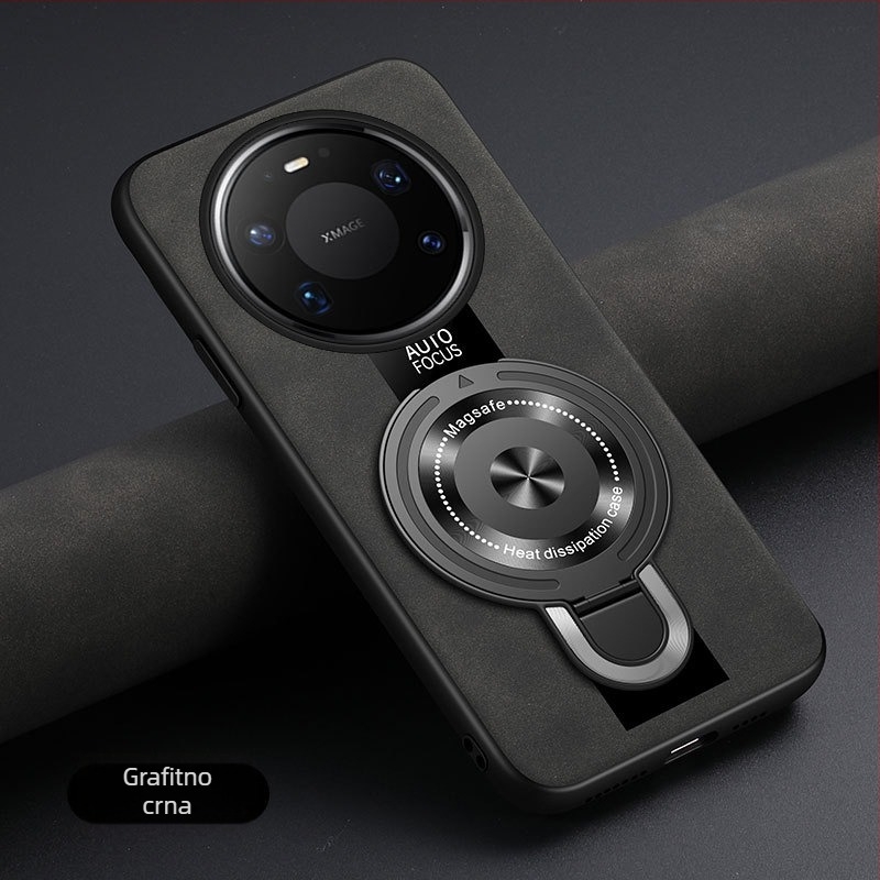Kućište za Huawei Mate 80 / Mate 80 Pro Max s magnetskim držačem – ultratanko, mat silikon.