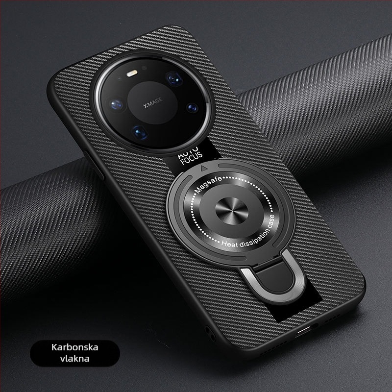 Kućište za Huawei Mate 80 / Mate 80 Pro Max s magnetskim držačem – ultratanko, mat silikon.