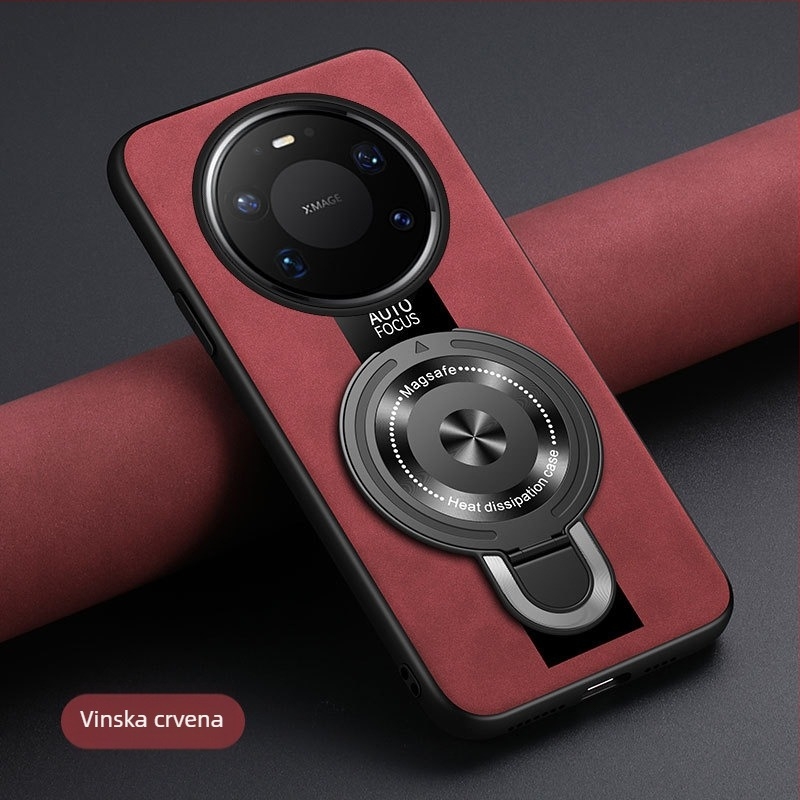 Kućište za Huawei Mate 80 / Mate 80 Pro Max s magnetskim držačem – ultratanko, mat silikon.