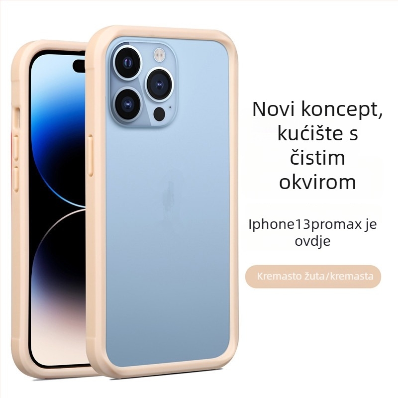 Kućište za iPhone s mekanim silikonskim okvirom i dojmom tekuće kože, crno, kompatibilno s iPhone 11, 12 Pro/12 Pro Max, 13 Pro Max, 14 Pro Max