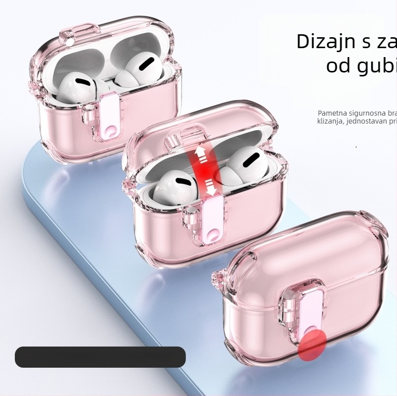 Kućište AirPods TPU, mekani omotač, universal dizajn, elektroplatiranje površine, kompatibilno s Apple AirPods