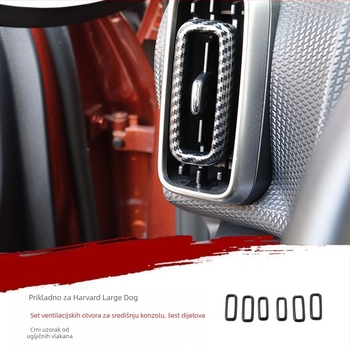 Unutarnji film za automobil – ABS, jedinstveno oblikovanje, otporan na ogrebotine i habanje, kompatibilan s Haval Big Dog; pogodan za otvore za zrak, tipke na upravljaču, navigacijski zaslon i središnju upravljačku ploču.