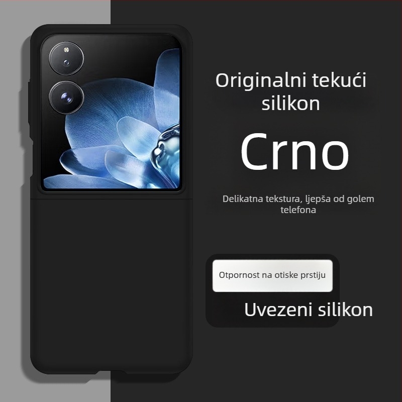Kućište za Xiaomi MixFlip - tekući silikon mekano kućište, zaštita od pada, kompatibilno sa sklopnim zaslonom