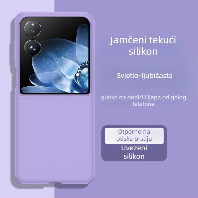 Kućište za Xiaomi MixFlip - tekući silikon mekano kućište, zaštita od pada, kompatibilno sa sklopnim zaslonom