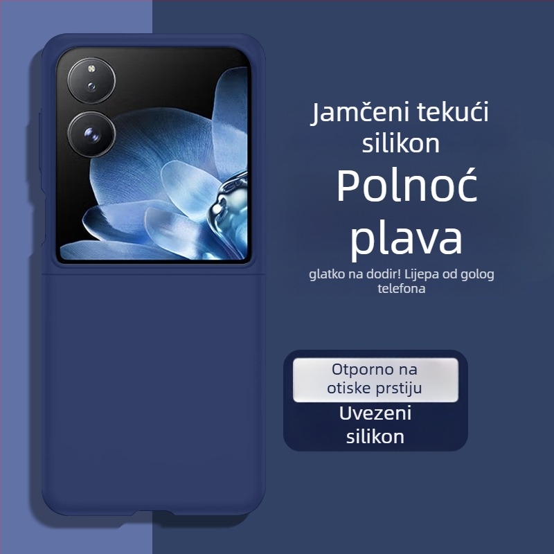 Kućište za Xiaomi MixFlip - tekući silikon mekano kućište, zaštita od pada, kompatibilno sa sklopnim zaslonom