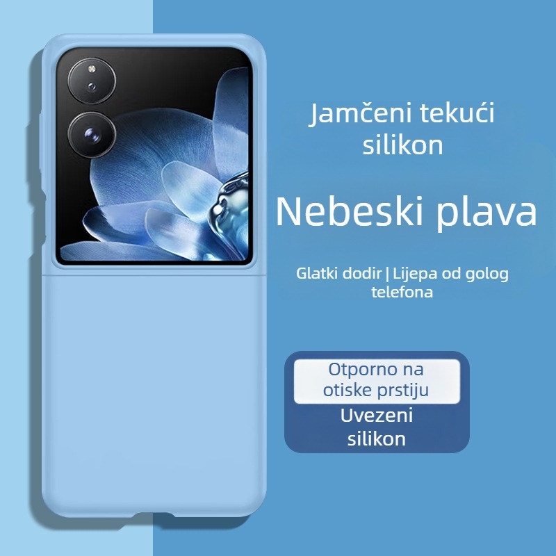 Kućište za Xiaomi MixFlip - tekući silikon mekano kućište, zaštita od pada, kompatibilno sa sklopnim zaslonom