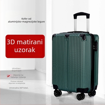 Kufor za ručnu prtljagu, ABS materijal, 2,3 kg, Univerzalni kotači, Otvaranje na zip