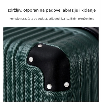 Kufor za ručnu prtljagu, ABS materijal, 2,3 kg, Univerzalni kotači, Otvaranje na zip