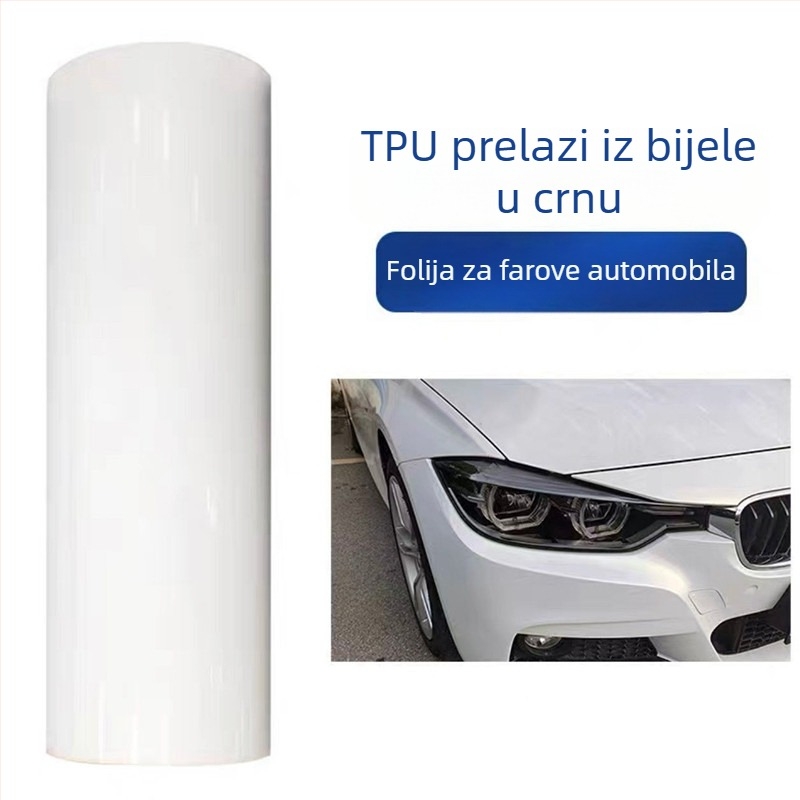 TPU film za automobilska svjetla s fotosenzitivnim mijenjanjem boje, zaštitni film protiv ogrebotina