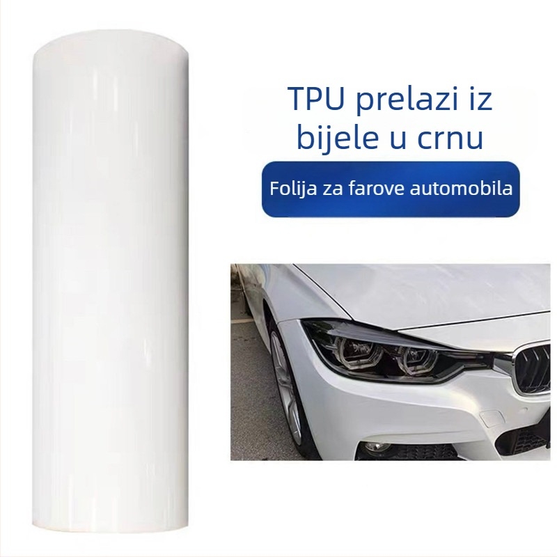TPU film za automobilska svjetla s fotosenzitivnim mijenjanjem boje, zaštitni film protiv ogrebotina