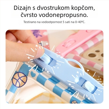 Prozirna vodootporna futrola za telefon s dodirnim zaslonom, pogodna za fotografiranje tijekom plivanja i vodnih parkova