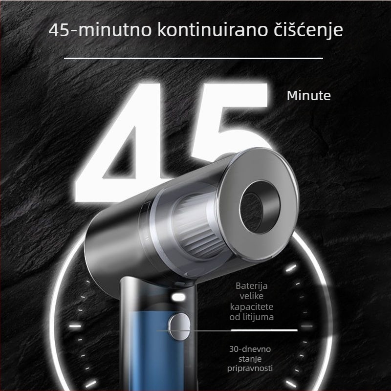 Prijenosni ručni usisavač 4545 – bežični, punjivi, ≤36V, 110W, 2300Pa