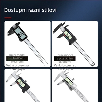Digitalni šubler, visoka preciznost, nehrđajući čelik, elektronički vernier