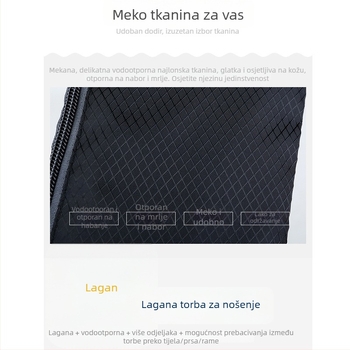 Sportska torba za struk — najlon, ultralakna, otporna na habanje, unisex, branda newshield, podstava poliester