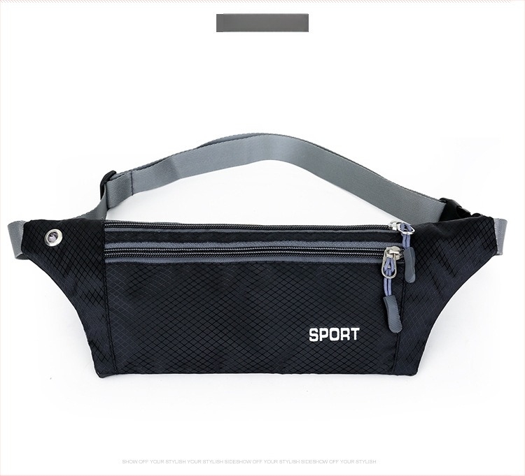 Sportska torba za struk — najlon, ultralakna, otporna na habanje, unisex, branda newshield, podstava poliester