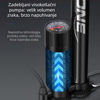 Ručna pumpa za bicikl Mingzong, šifra proizvoda Ltao863067395496, bez uvoza