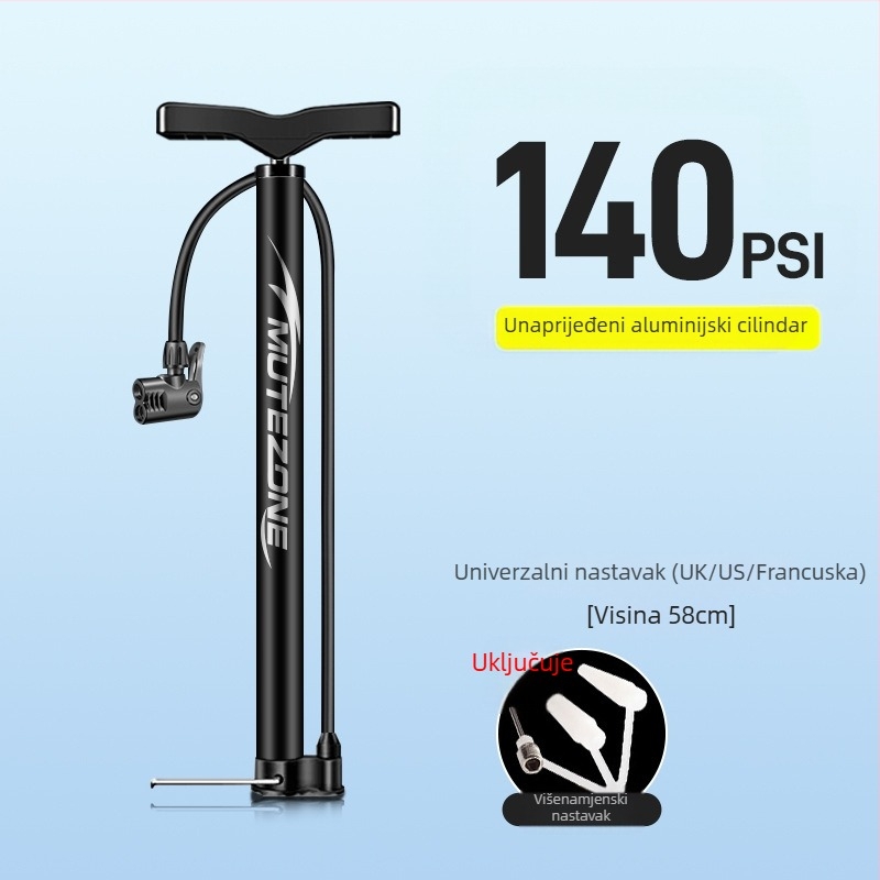 Ručna pumpa za bicikl Mingzong, šifra proizvoda Ltao863067395496, bez uvoza