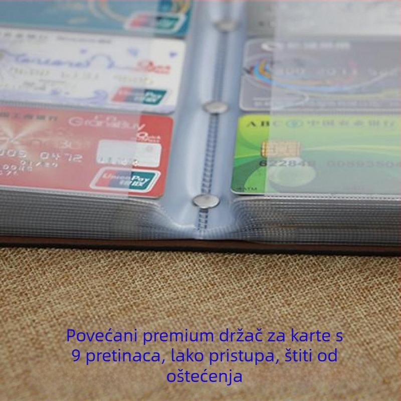 Držač kartica velikog kapaciteta s više pretinaca - unisex, proljeće 2018, svakodnevna uporaba