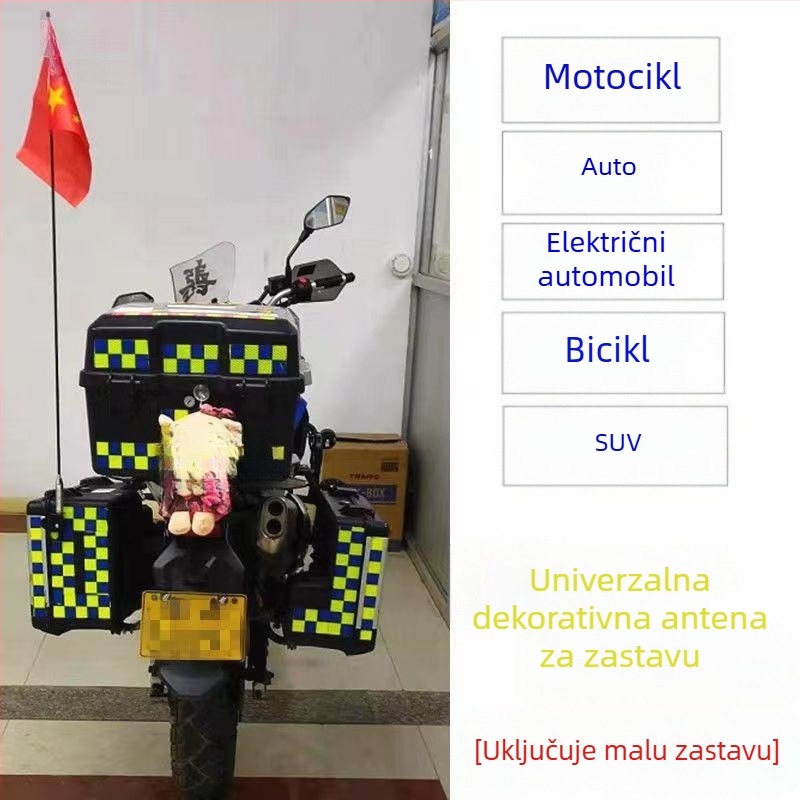Dekorativna antena za motocikle | Instalacija: navoja | Marka: An shishui