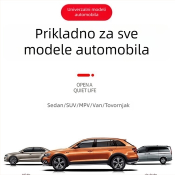 Gumeni brtveni pojas vrata automobila – silikon, vodootporan, otporan na prašinu i tih, univerzalni dvostruki sloj