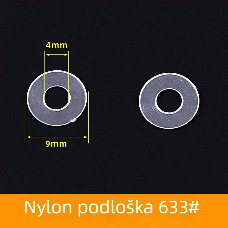 Najlonska gumba s očima i prozirnim plastičnim podloškom – spojni/učvršćivač za kapute i odjeću
