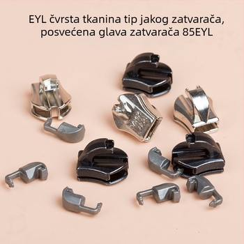 Brava za zatvarač prtljage – Ykks, cinkova legura, stil slonovog trupa, za kuću i torbe, posebni proizvod