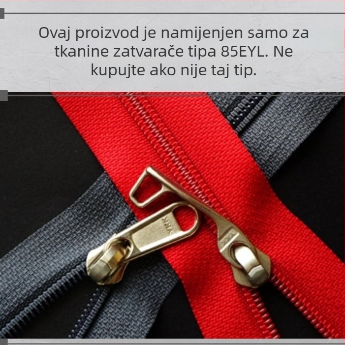 Brava za zatvarač prtljage – Ykks, cinkova legura, stil slonovog trupa, za kuću i torbe, posebni proizvod