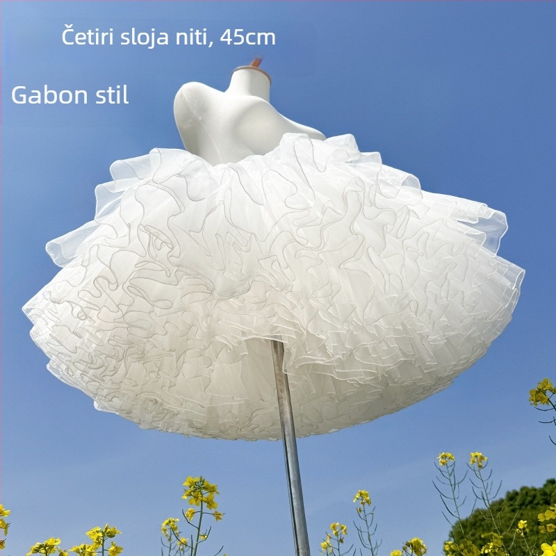 Petticoat za haljinu, stil boneless bustle, brend Jiu yichen, proljeće 2025, odrasli, na skladištu