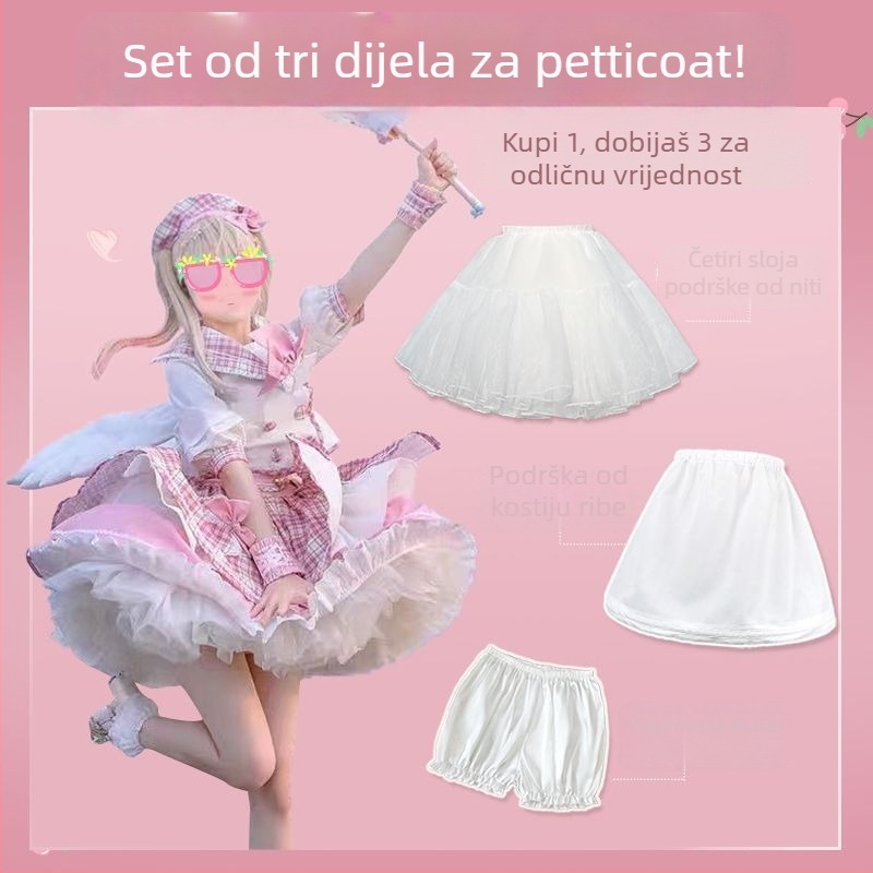Lolita podrška za suknju, bez kostiju, Marka: Aobai beauty clothing, Odrasli, Godina/sezona oglasa: Drugo