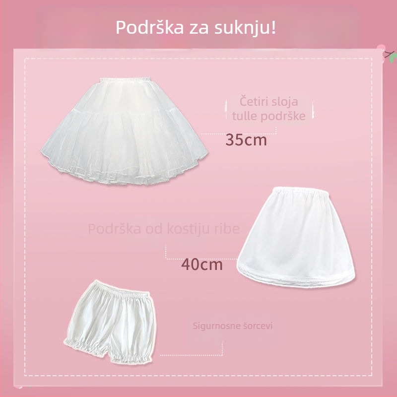 Lolita podrška za suknju, bez kostiju, Marka: Aobai beauty clothing, Odrasli, Godina/sezona oglasa: Drugo