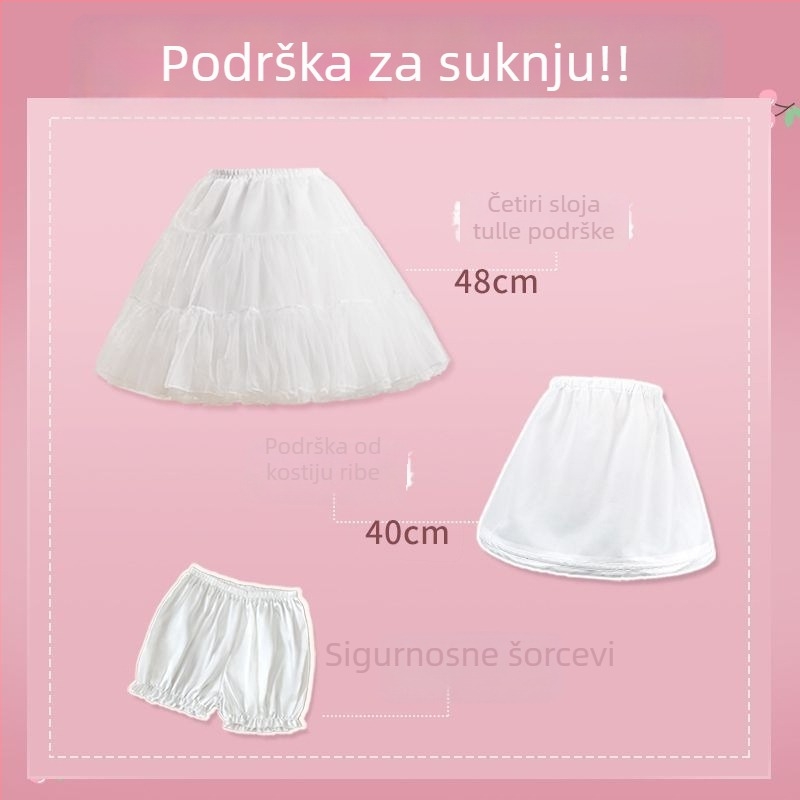 Lolita podrška za suknju, bez kostiju, Marka: Aobai beauty clothing, Odrasli, Godina/sezona oglasa: Drugo