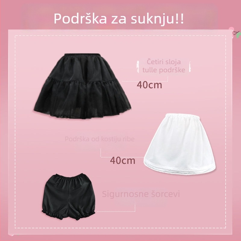 Lolita podrška za suknju, bez kostiju, Marka: Aobai beauty clothing, Odrasli, Godina/sezona oglasa: Drugo