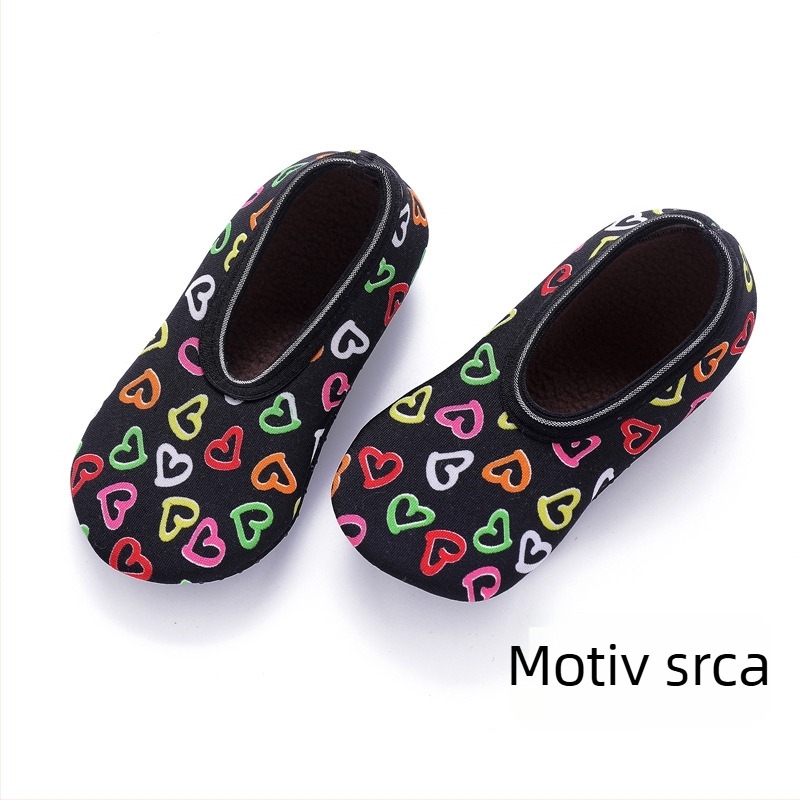 Protuklizne čarape za pod za bebe i djecu, s flis podlogom, debele mekane tabane, pogodne za učenje hodanja, proljeće-jesen-zima, unisex