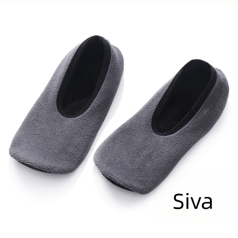 Protuklizne čarape za pod za bebe i djecu, s flis podlogom, debele mekane tabane, pogodne za učenje hodanja, proljeće-jesen-zima, unisex