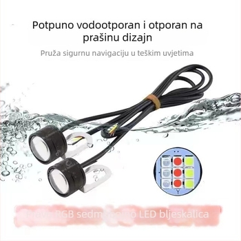 LED svjetlo u stilu aviona za električna vozila i motocikle – treptanje, dekorativno, motiv Godina konja
