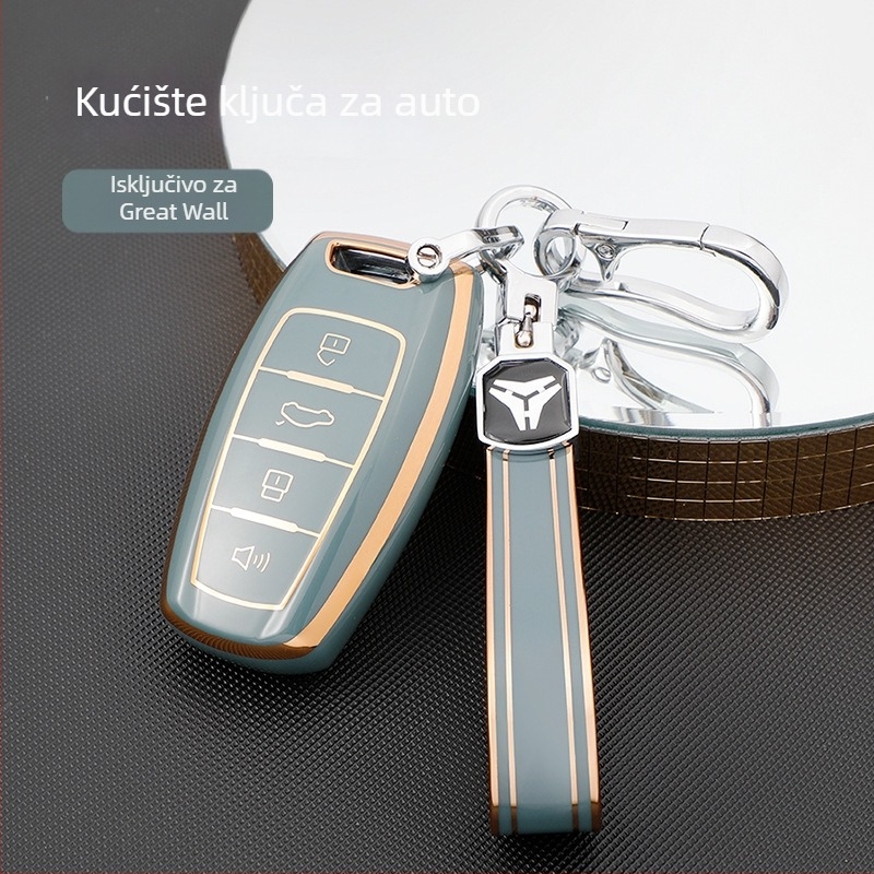 TPU kućište za ključ Haval H6 i odabrane Great Wall modele – etnički stil