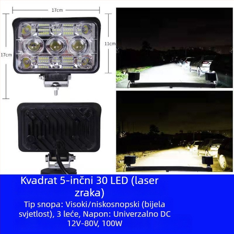 LED far automobila (78W, 12-80V, 12000 lm, 6000-6500K)
