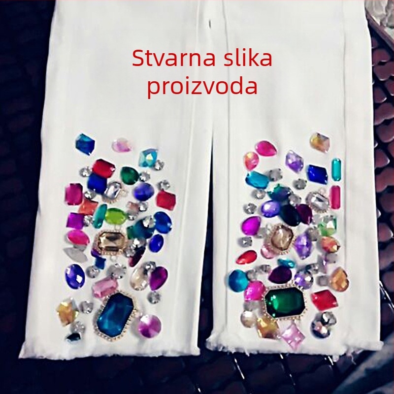 Akrilni kristali za ručno šivanje — set za ukrašavanje vjenčanica i odjeće (DIY)