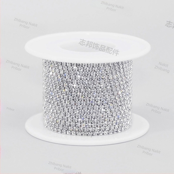 DIY Rhinestone Claw Chain za haljinu — ručno šivani dodaci od kristalnog stakla