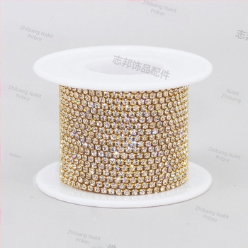 DIY Rhinestone Claw Chain za haljinu — ručno šivani dodaci od kristalnog stakla